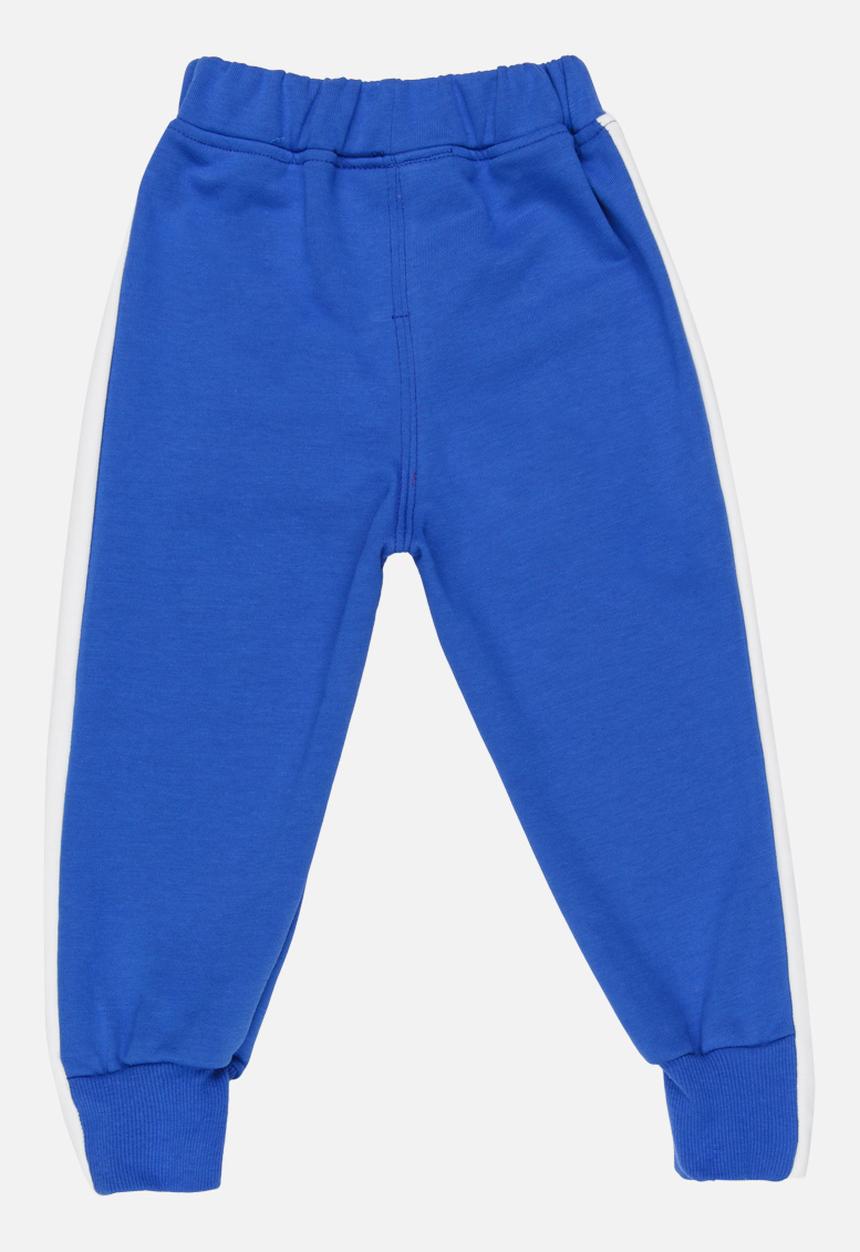 Pop Candy - Cuffed Sweat Pants Mid Blue