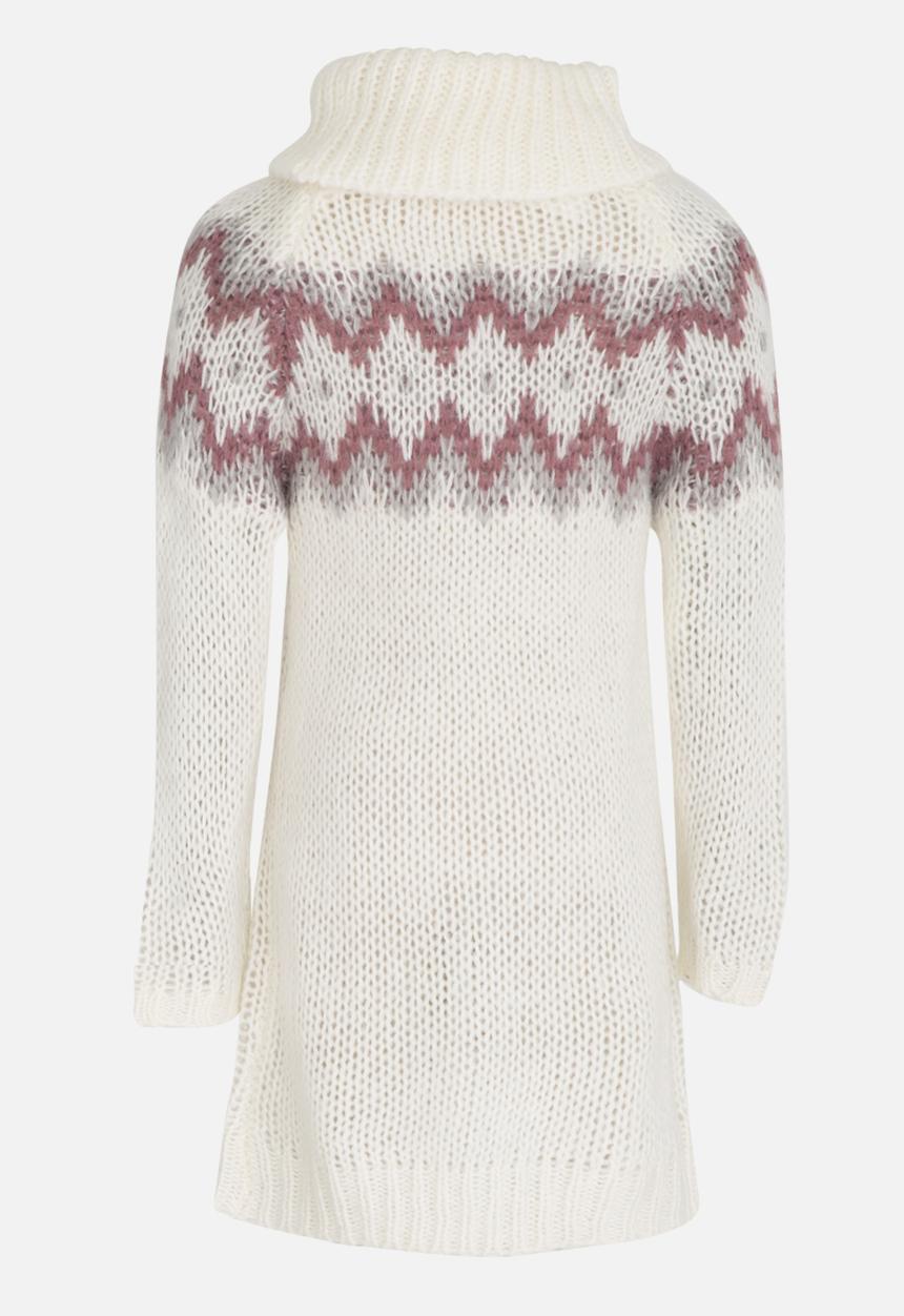 Pop Candy - Stripe turtle neck - white