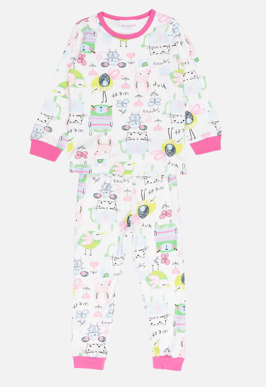 Pop Candy - Printed Pj Set Multi-colour