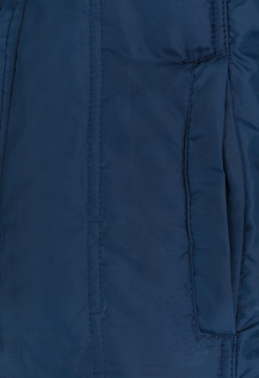 Pop Candy - Zip Through Hooded Jacket Navy