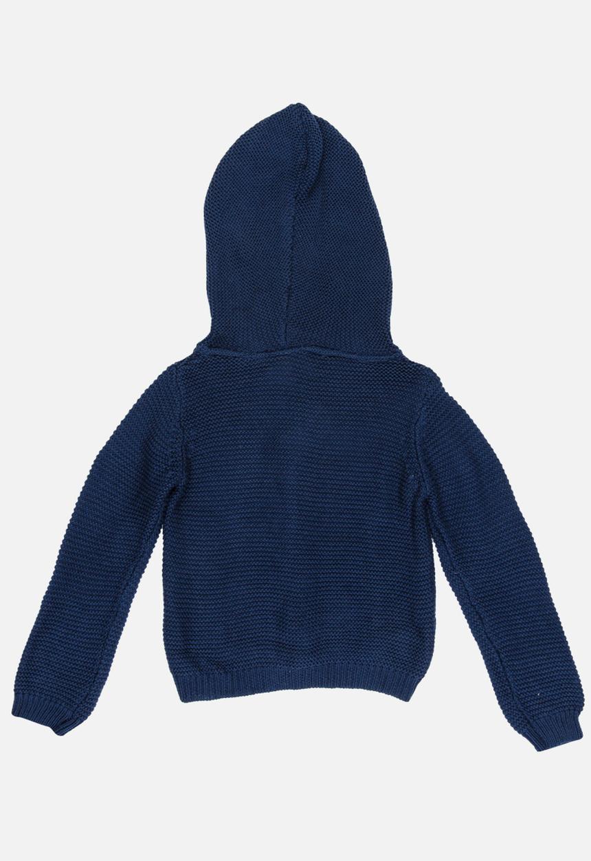 Pop Candy - Hooded Cardigan Blue