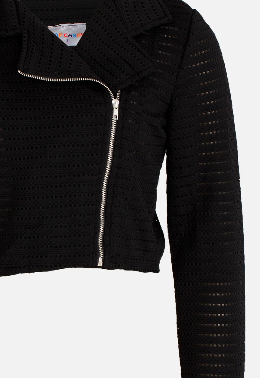 Pop Candy - Zip through jacket - black 
