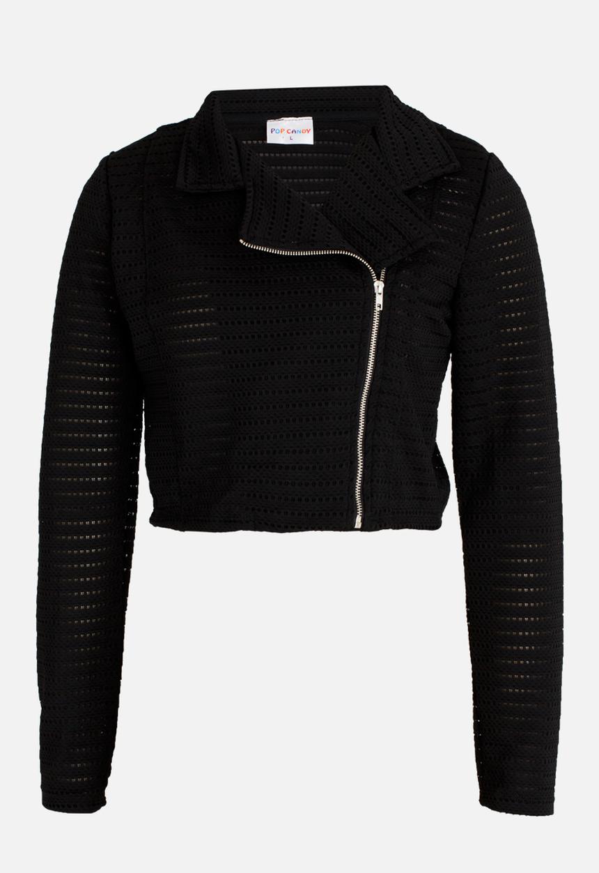 Pop Candy - Zip through jacket - black 