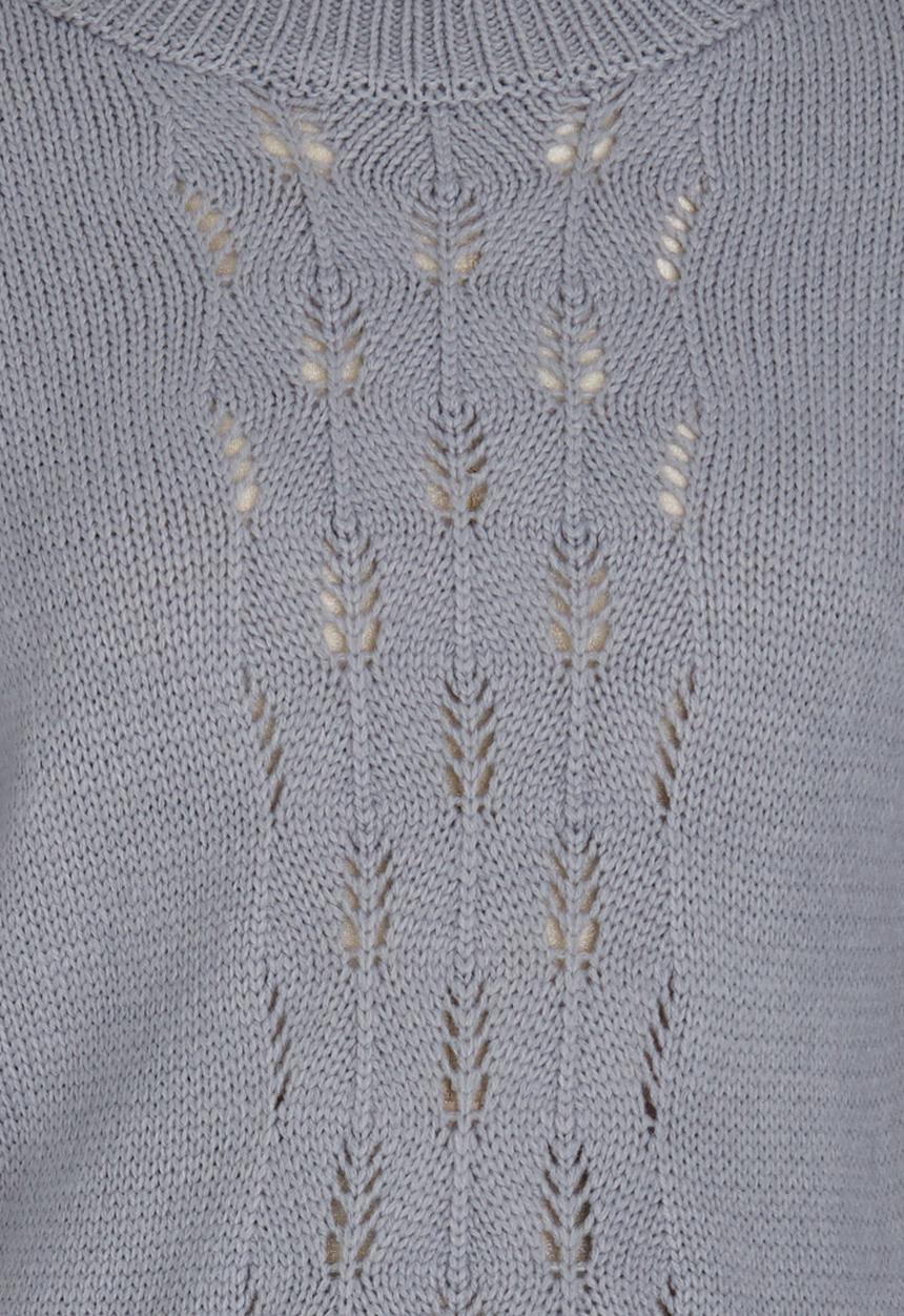 Pop Candy - Pointelle Jumper Grey