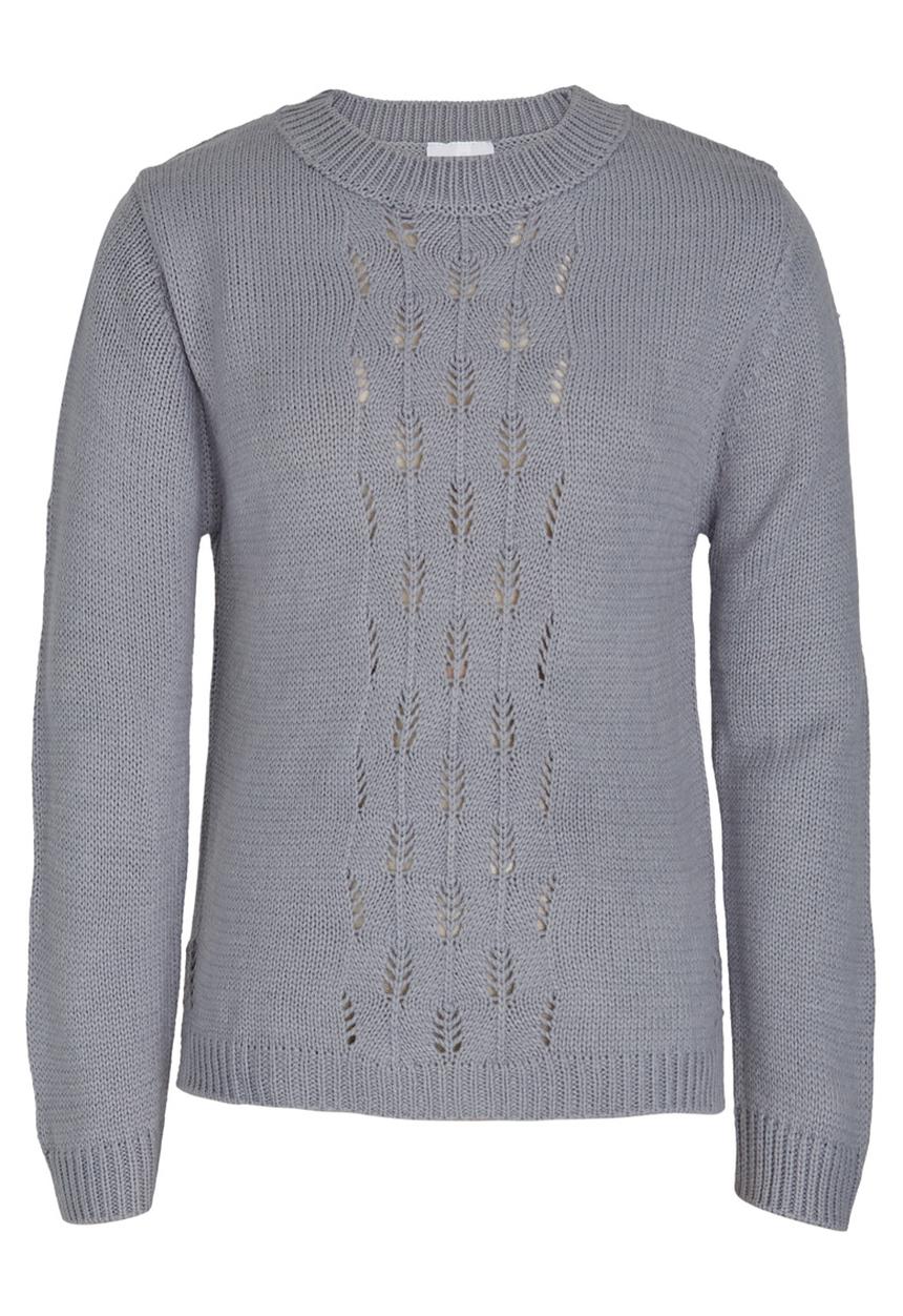 Pop Candy - Pointelle Jumper Grey
