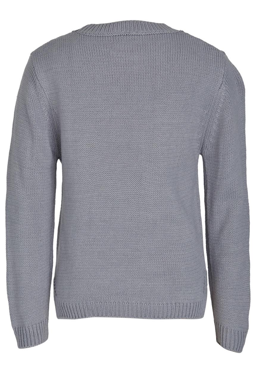Pop Candy - Pointelle Jumper Grey