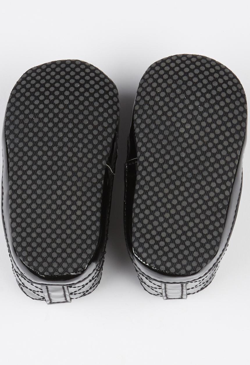 Pop Candy - Quilted PU Hi Top Sneaker Black