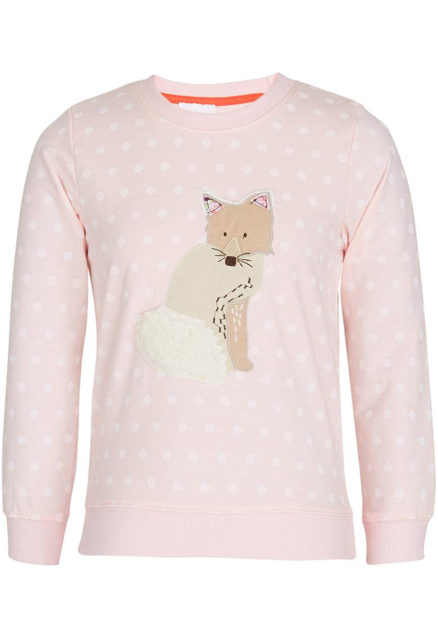 Pop Candy - Applique Sweater Pale Pink