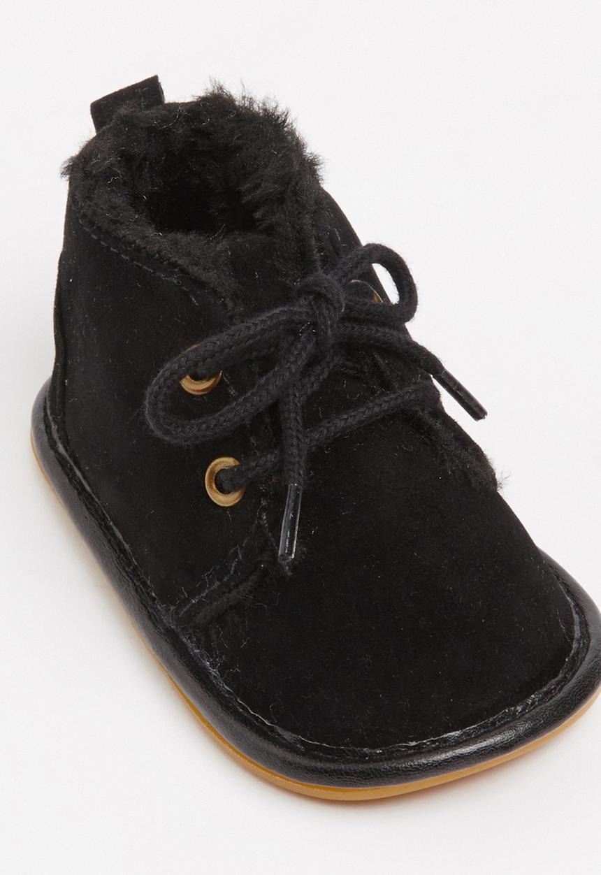 Pop Candy - Lace Ups Boots Black