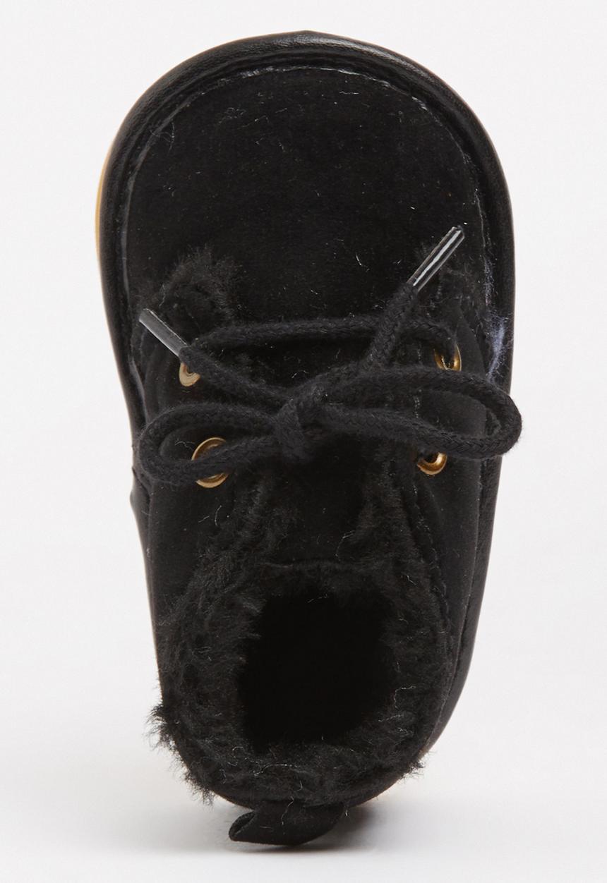 Pop Candy - Lace Ups Boots Black