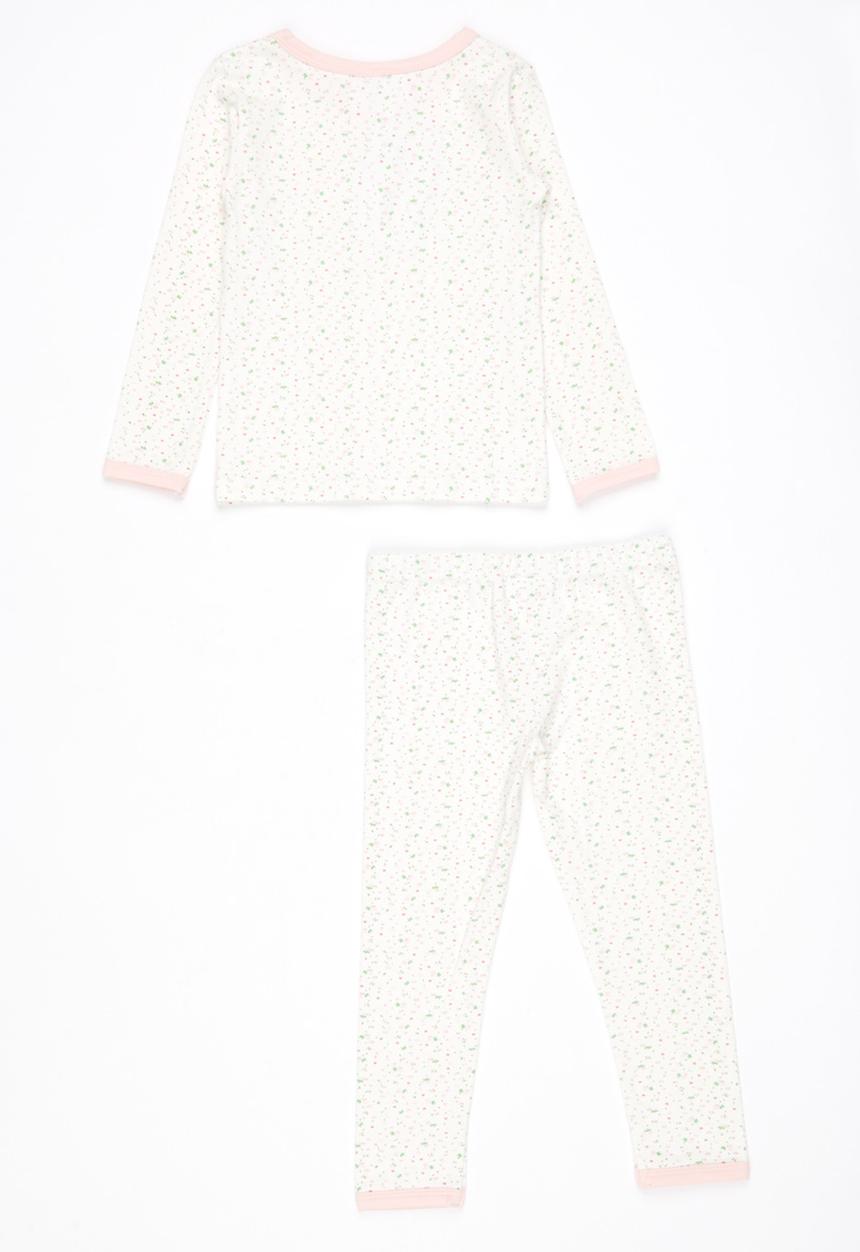 Pop Candy - Girls  PJ Set White