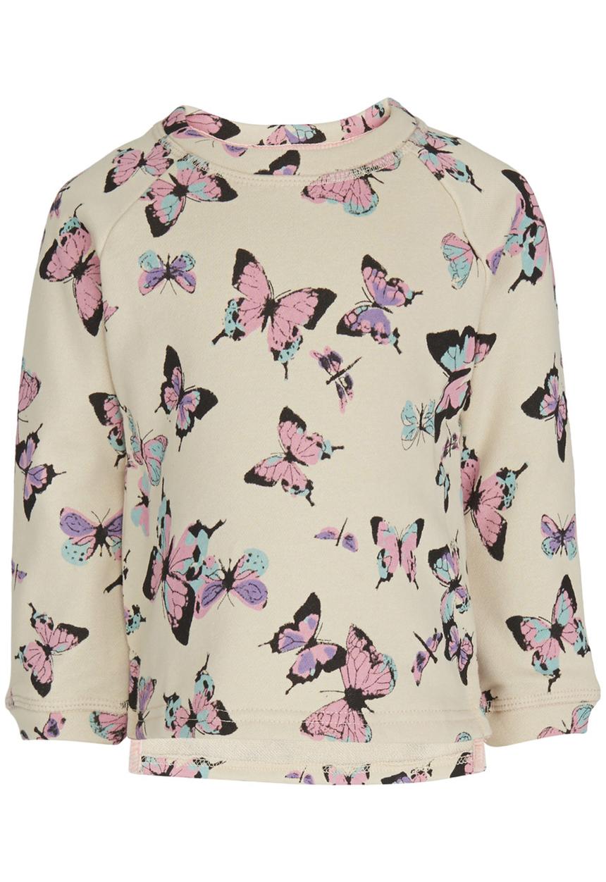 Pop Candy - Printed Butterfly Sweater Multi-colour