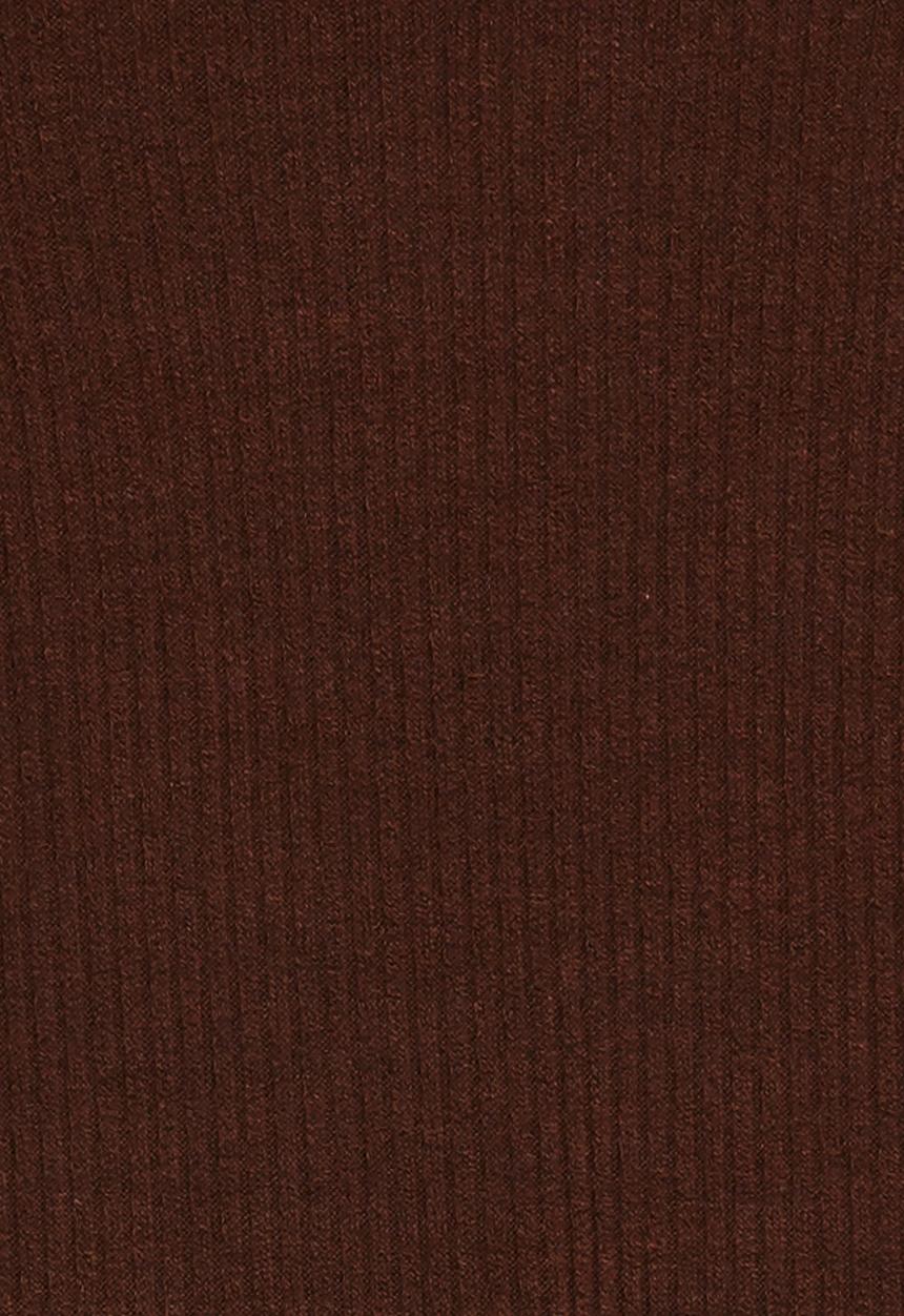 Pop Candy - Frill Detail Top Mid Brown