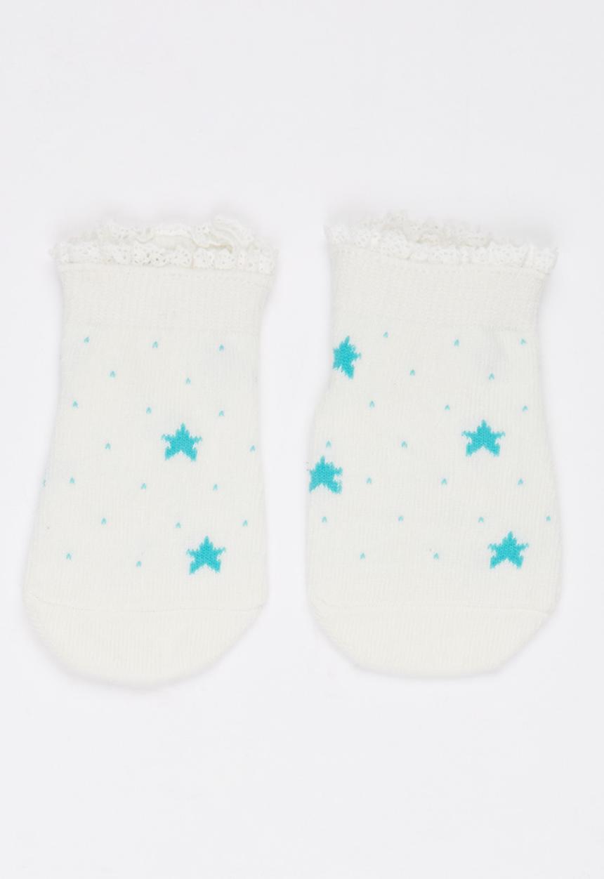 Pop Candy - Ankle Sock Off White