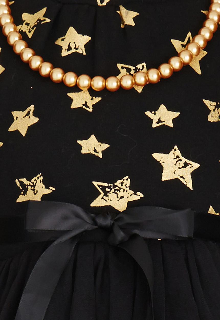 Pop Candy - Combo Dress Black