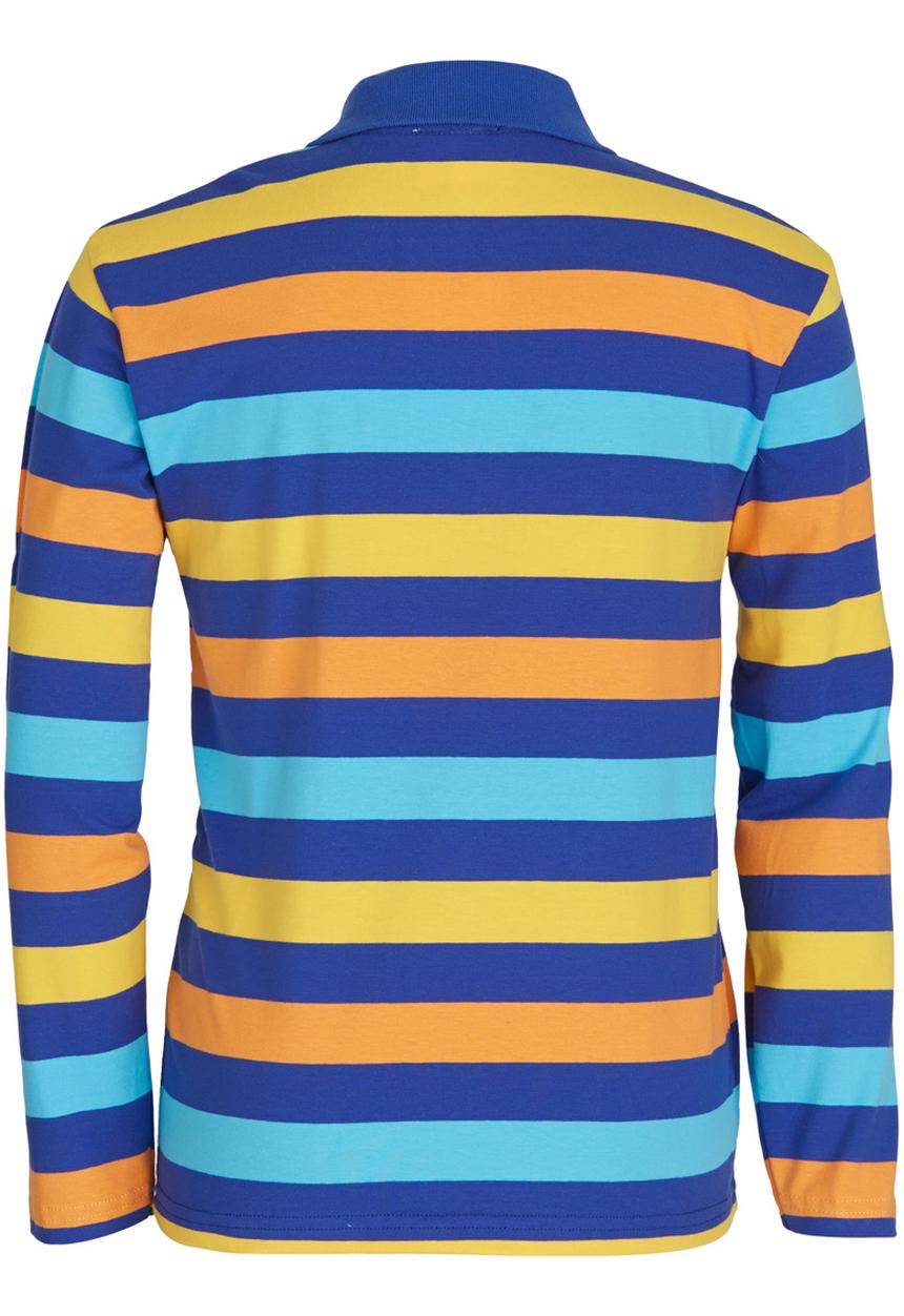 Pop Candy - Stripe Rugby Tee Multi-colour