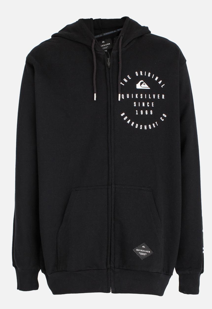 Quiksilver - Stolen Goods Zip Thru Hoodie Black
