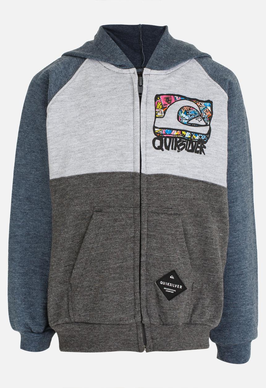 Quiksilver - Sun Seeker Zip Thru Hoodie Charcoal