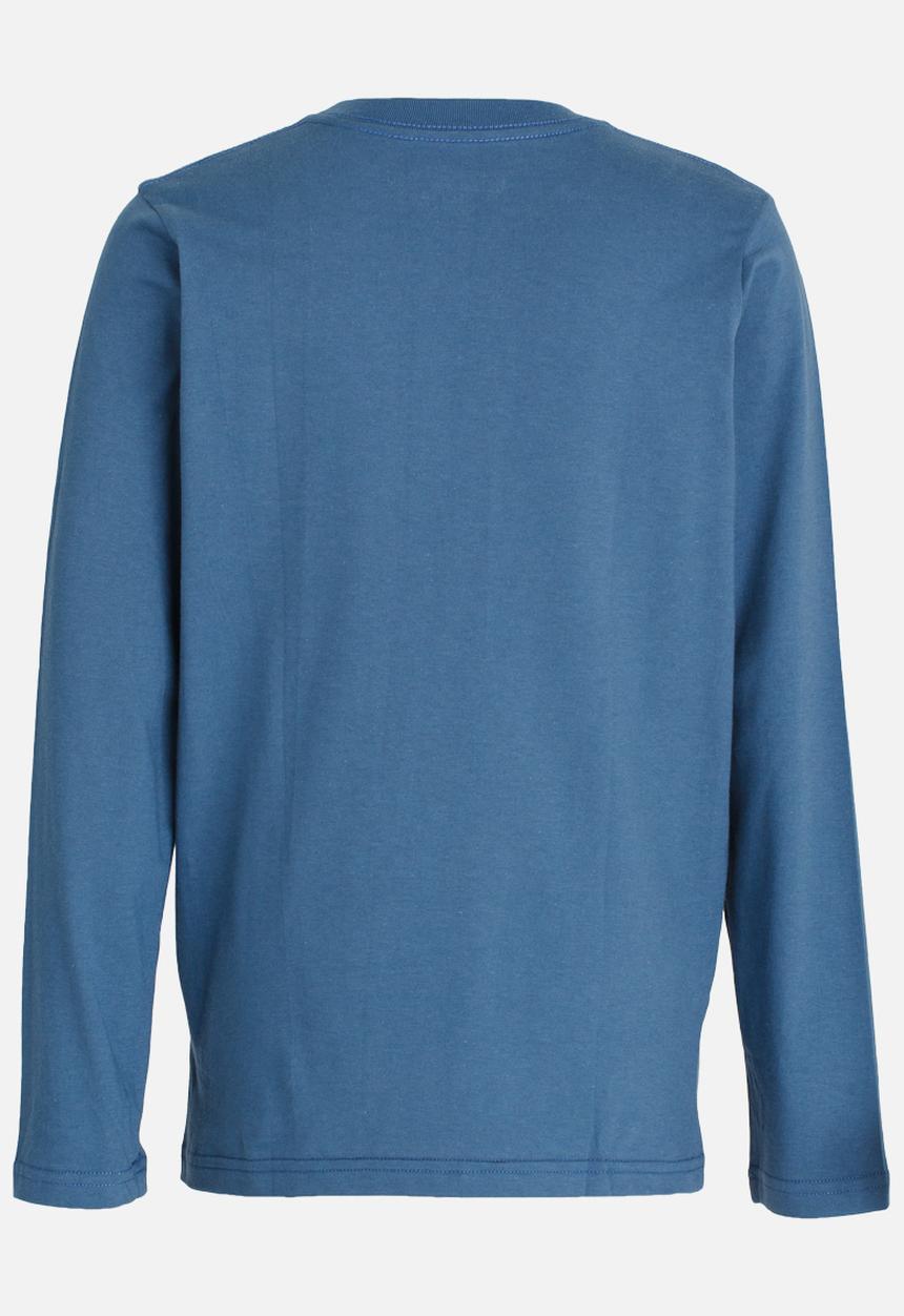 Quiksilver - Punch Waves Long Sleeve Classic Fit Tee Blue