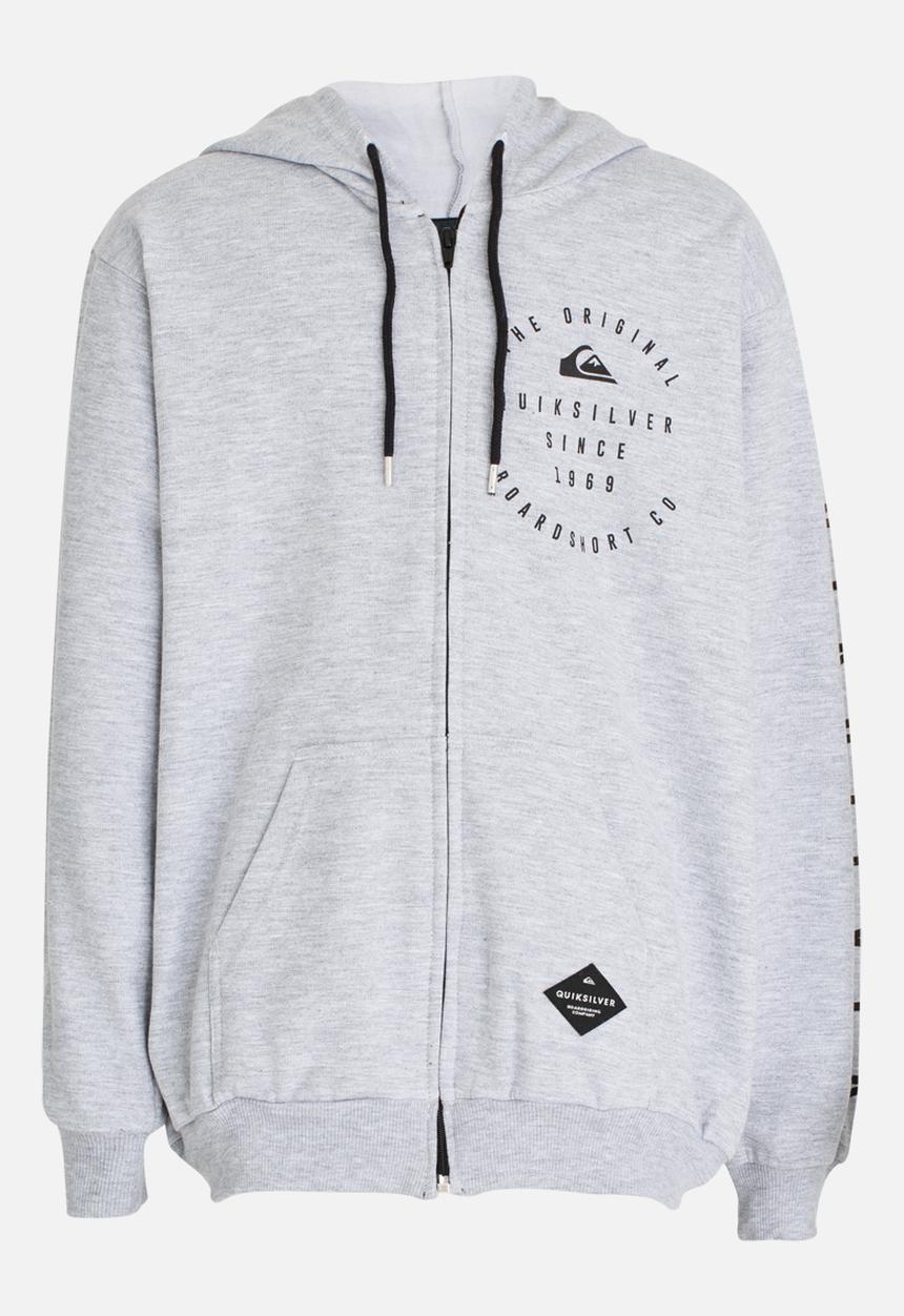 Quiksilver - Stolen Goods Zip Thru Hoodie Grey