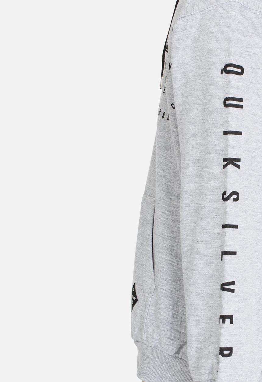 Quiksilver - Stolen Goods Zip Thru Hoodie Grey