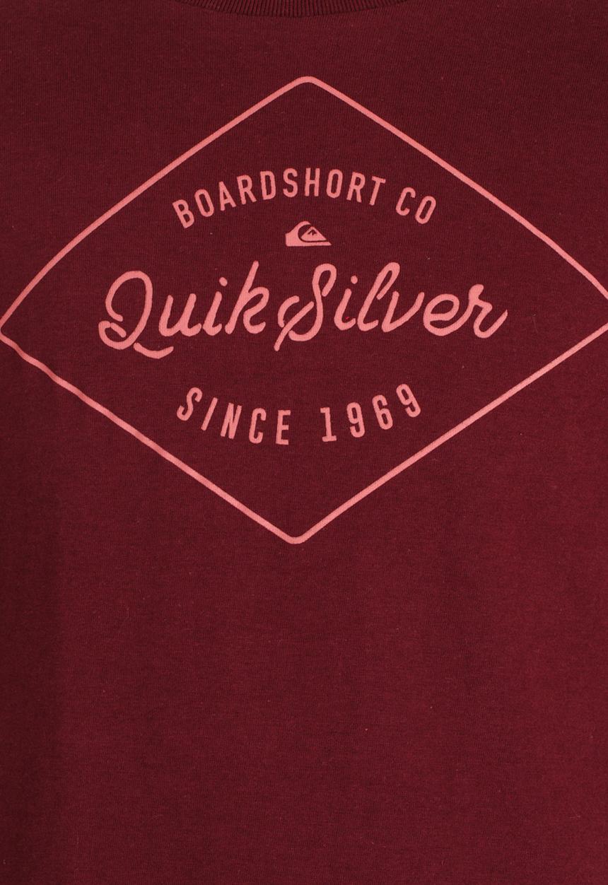 Quiksilver - Amethyst Short Sleeve Classic Fit Tee Burgundy