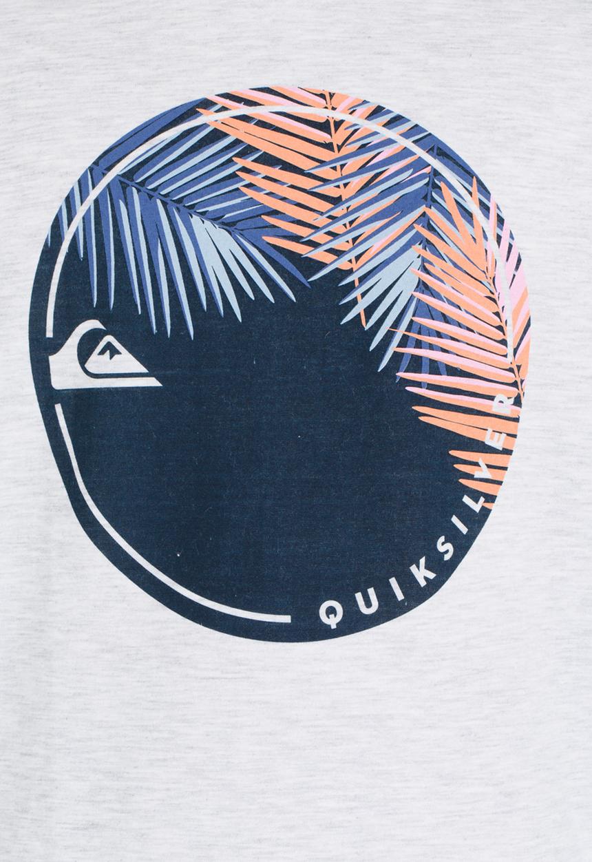 Quiksilver - Flea Rides Long Sleeve Classic Fit Tee Pale Grey