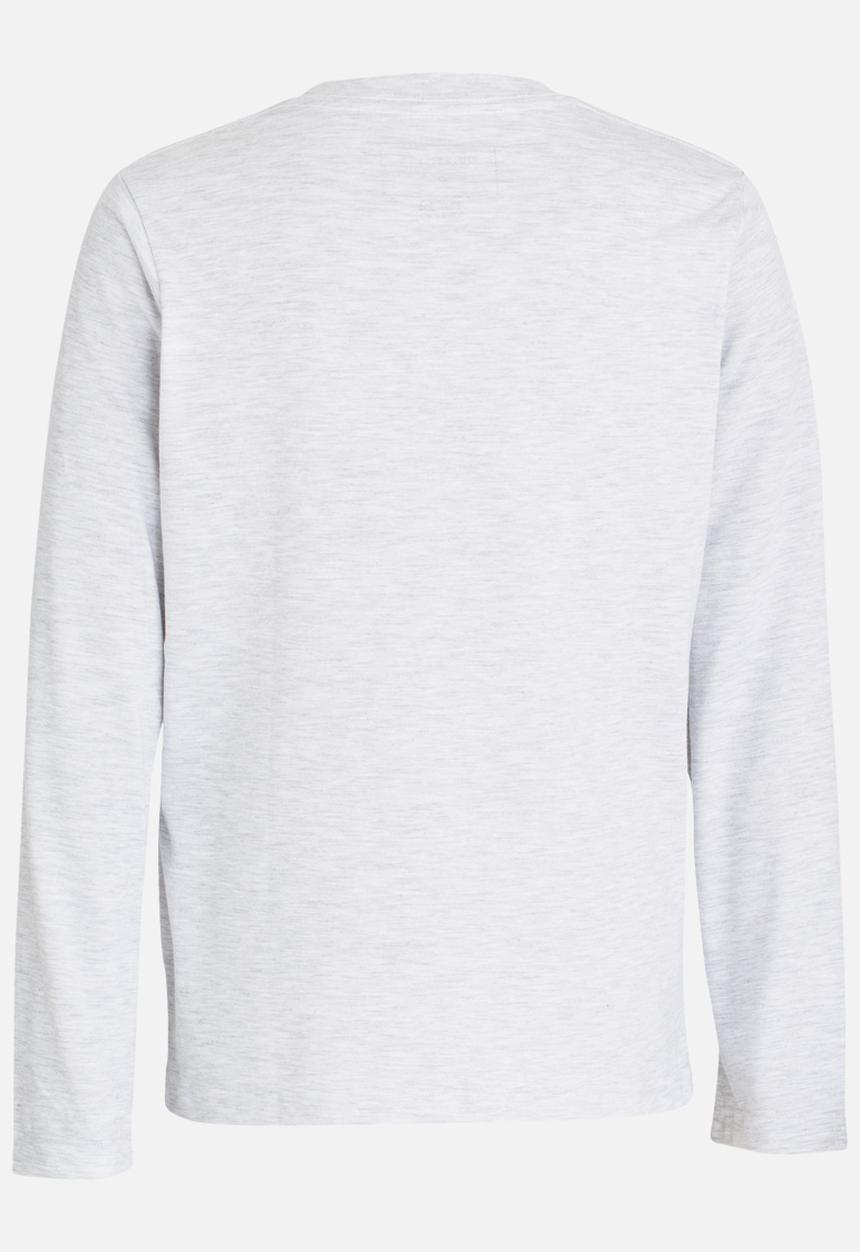 Quiksilver - Flea Rides Long Sleeve Classic Fit Tee Pale Grey