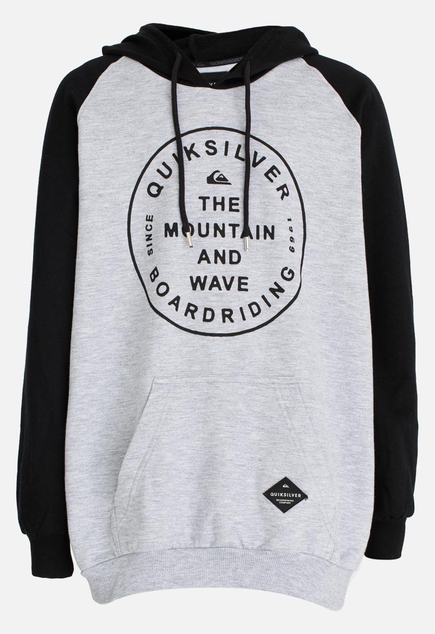 Quiksilver - Break Up Long Sleeve Hoodie Grey