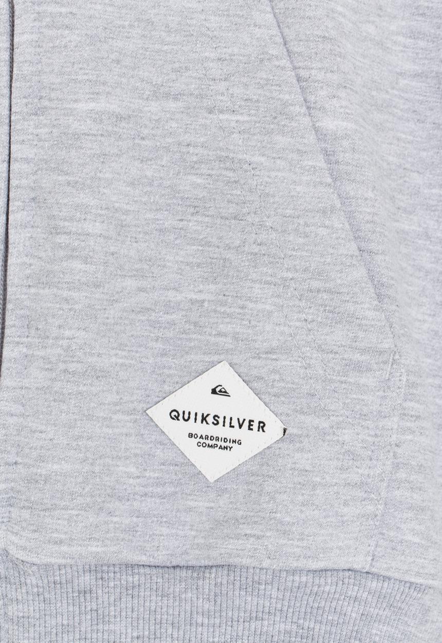 Quiksilver - Tow Crash Zip Thru Raglan Sleeve Hoodie Grey