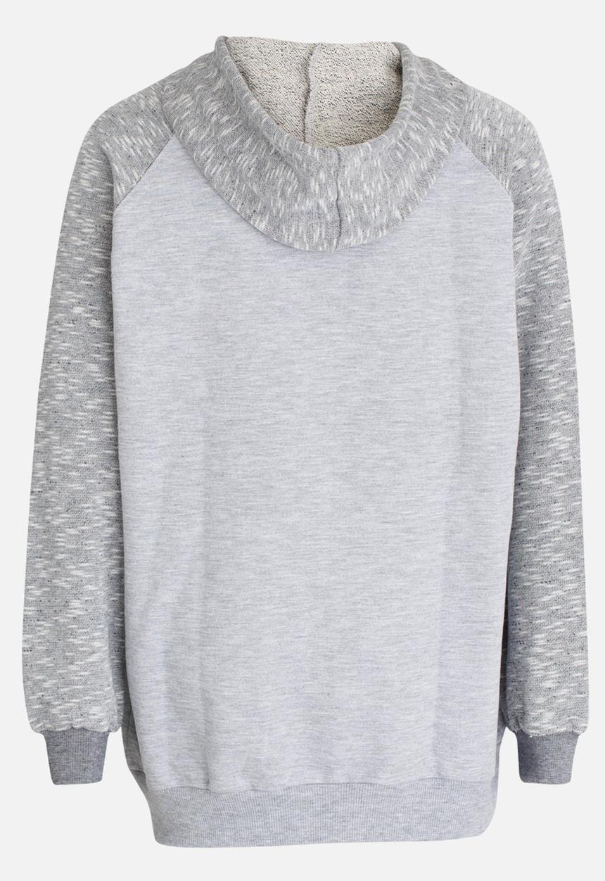 Quiksilver - Tow Crash Zip Thru Raglan Sleeve Hoodie Grey