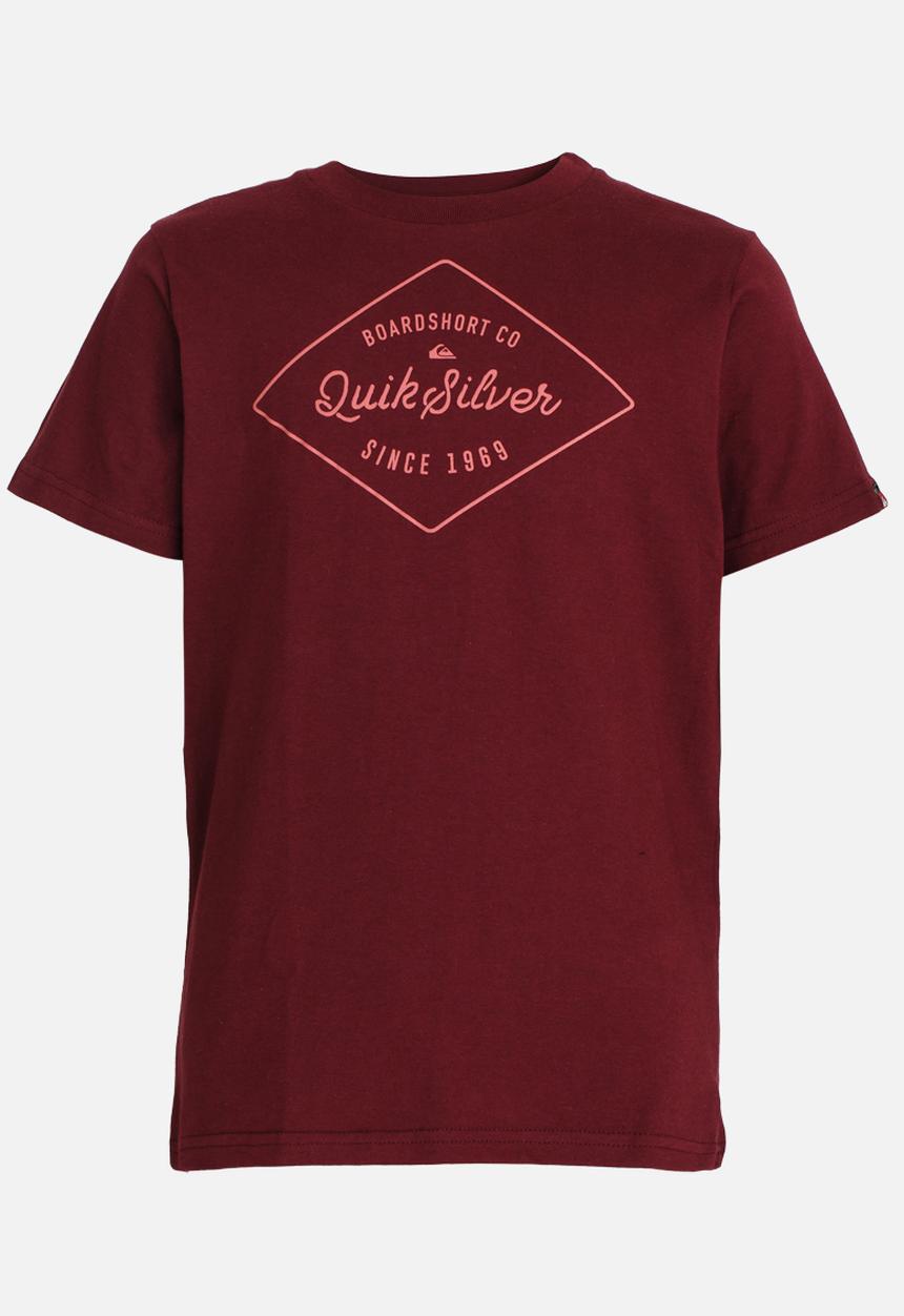 Quiksilver - Amethyst Short Sleeve Classic Fit Tee Burgundy