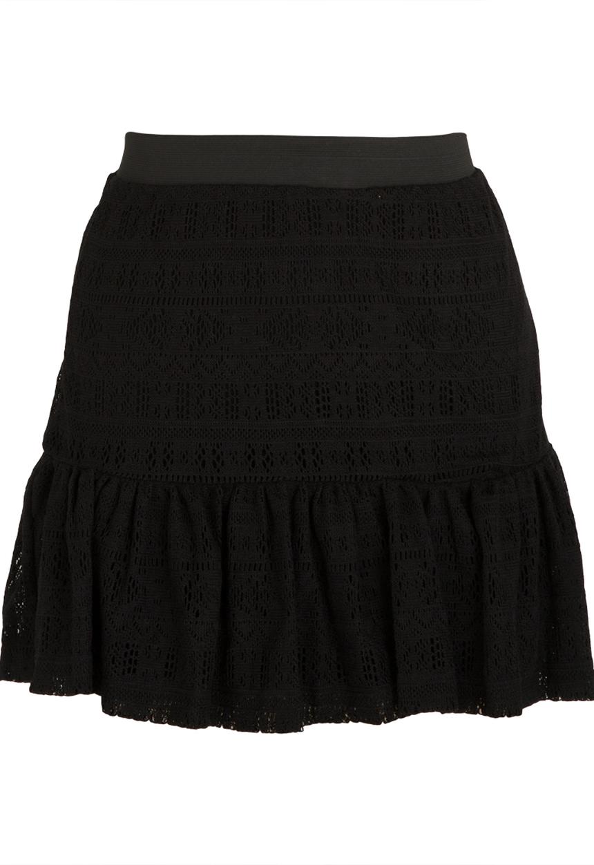 Noisy May - Anna Ruffle Skirt Black