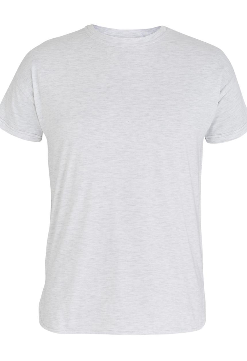 Unruly - Dropped Sh.Tshirt Pale Grey
