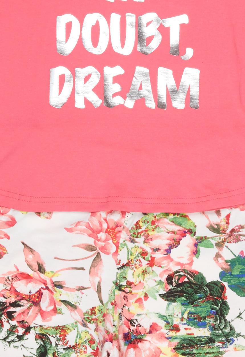 Rebel Republic - When in Doubt Pyjama Set Mid Pink