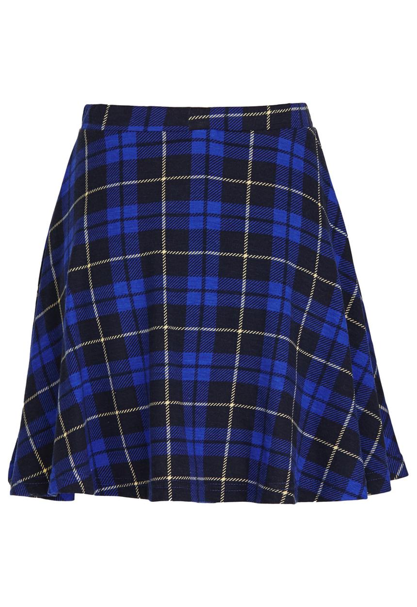 Rebel Republic - Check Skirt Blue