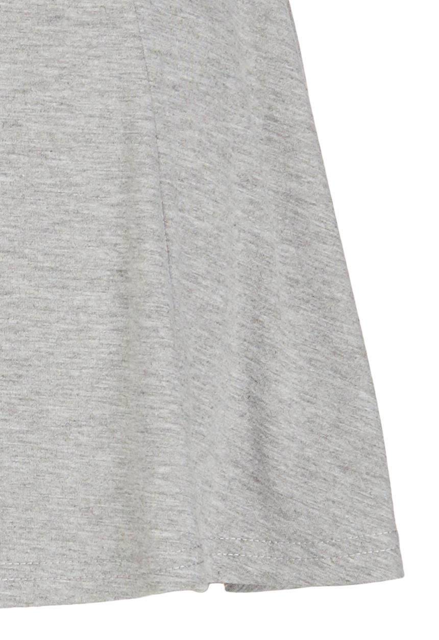 Rebel Republic - Panel Skater Skirt Grey Melange