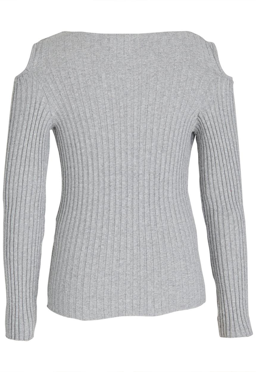 Rebel Republic - Cold Shoulder Knit Black and White