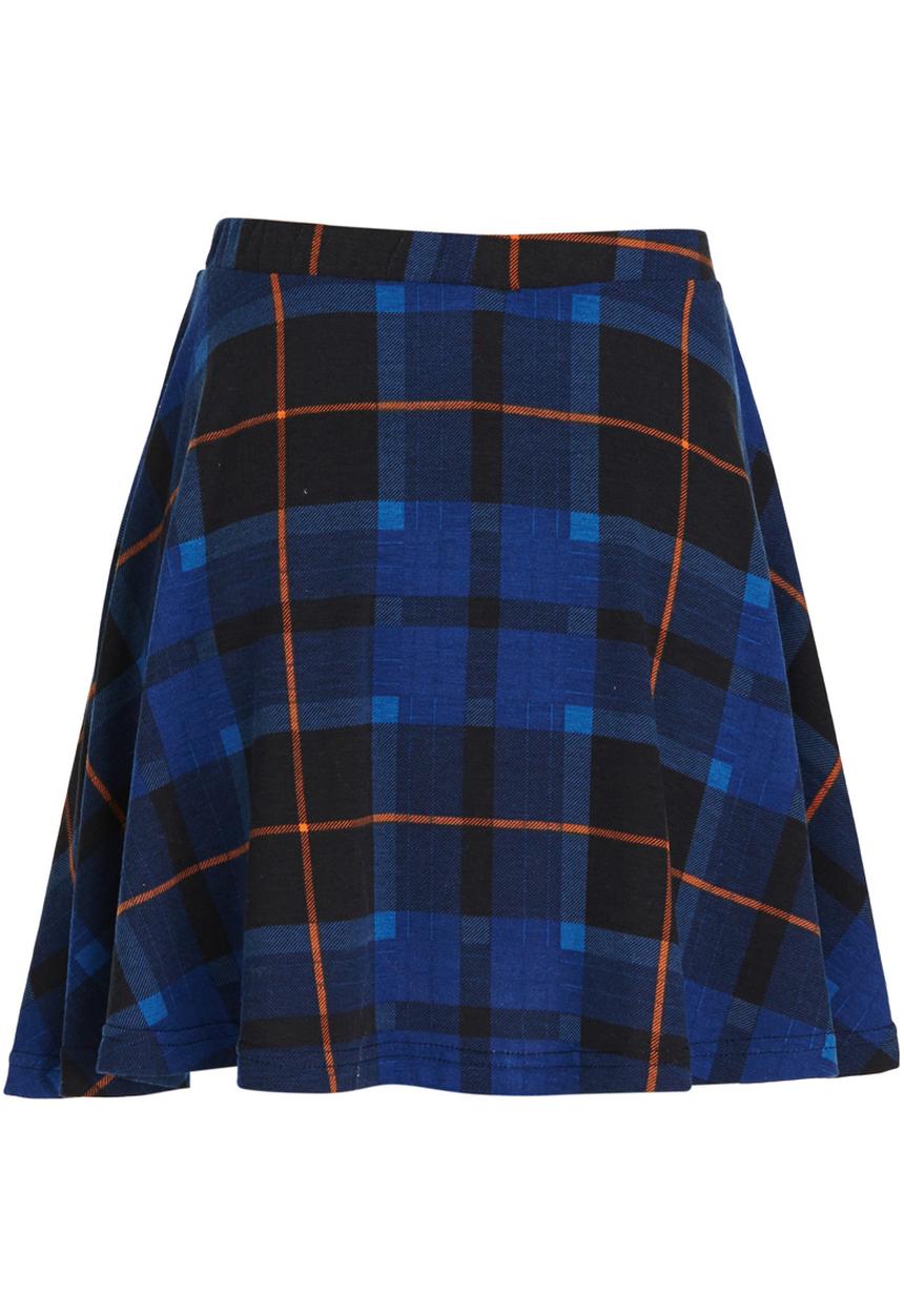 Rebel Republic - Check Skirt Navy