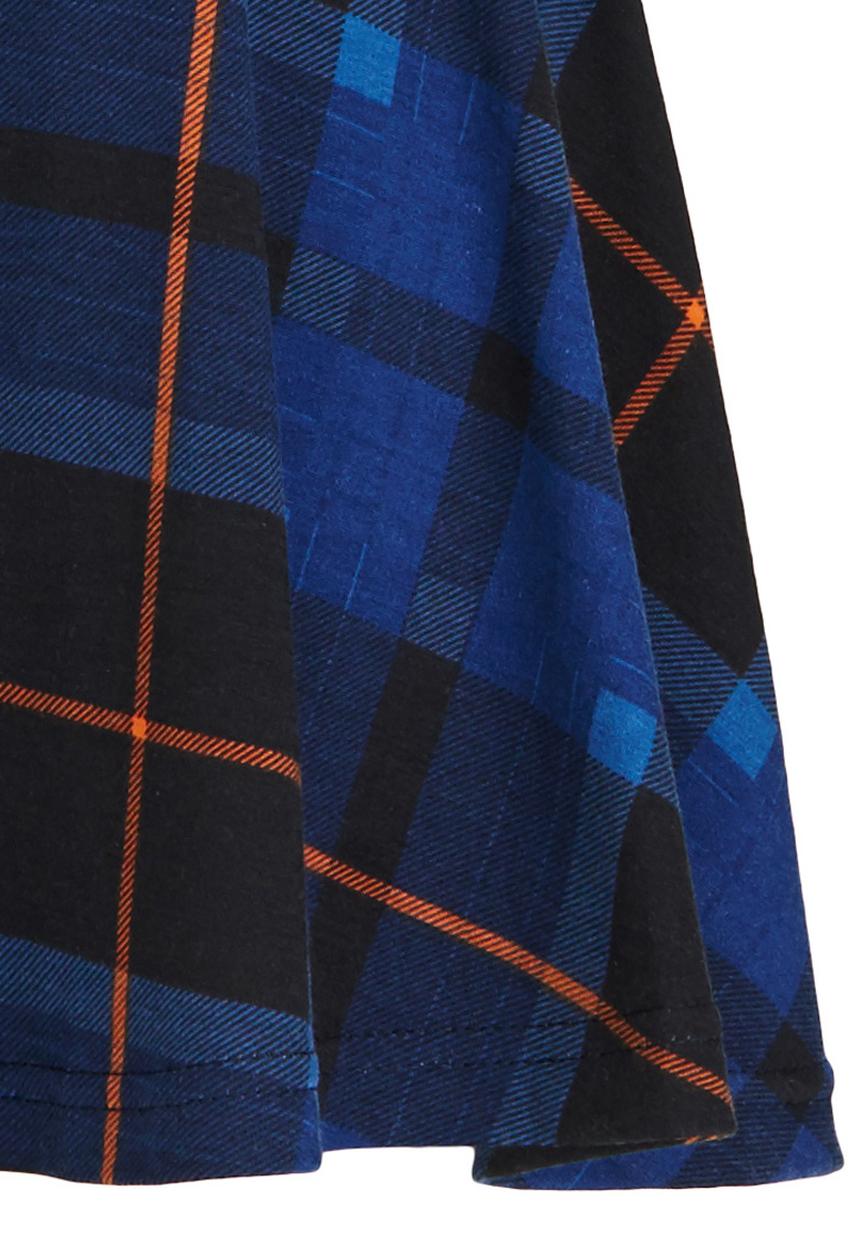 Rebel Republic - Check Skirt Navy