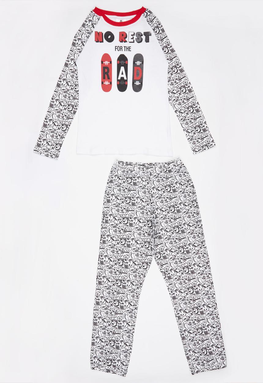 Rebel Republic - No Rest Pyjama Set Multi-colour