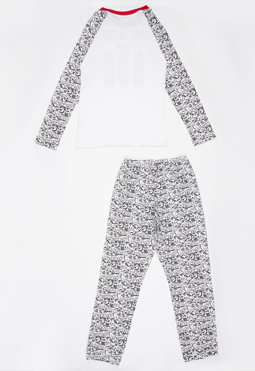 Rebel Republic - No Rest Pyjama Set Multi-colour