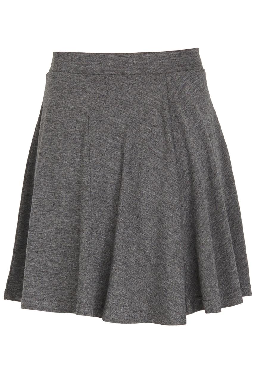 Rebel Republic - Panel Skater Skirt Grey