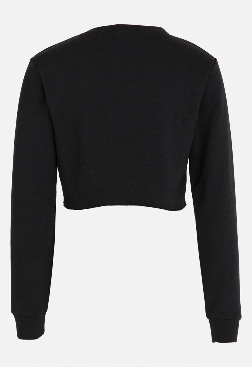 Rebel Republic - Frill Detail Sweater Black