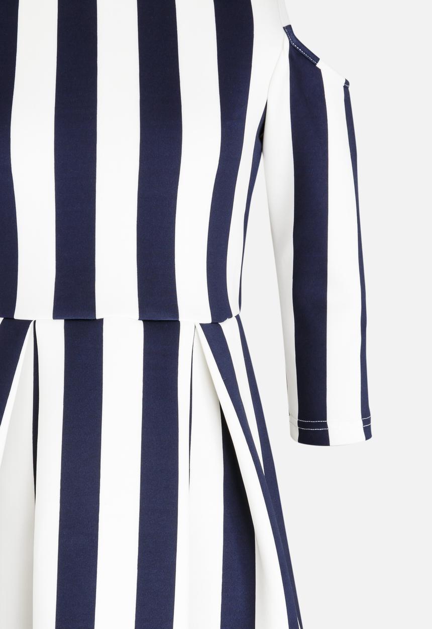 Rebel Republic - Cold Shoulder Dress Navy