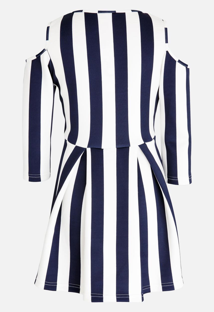 Rebel Republic - Cold Shoulder Dress Navy