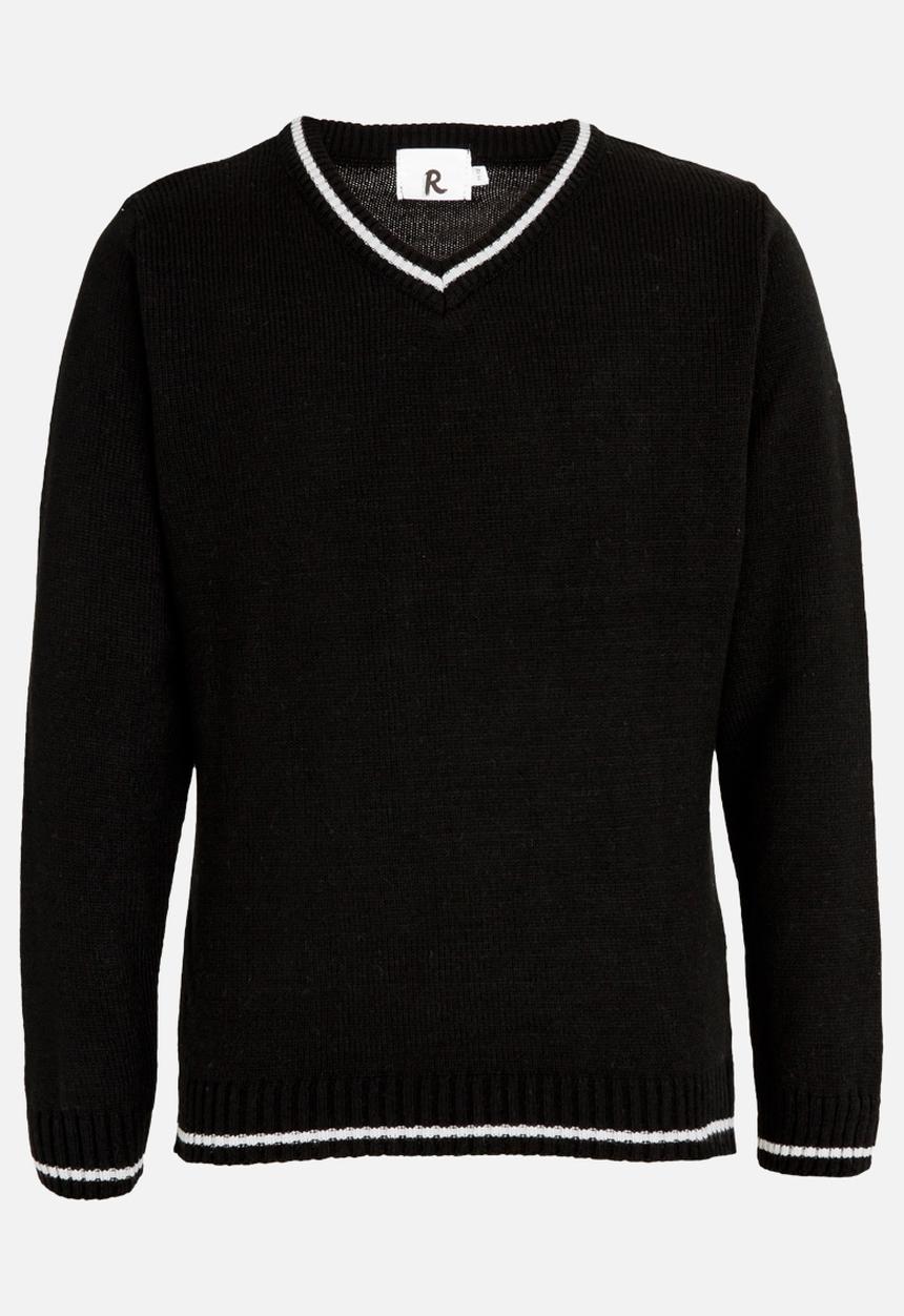Rebel Republic - V-Neck Jersey Black