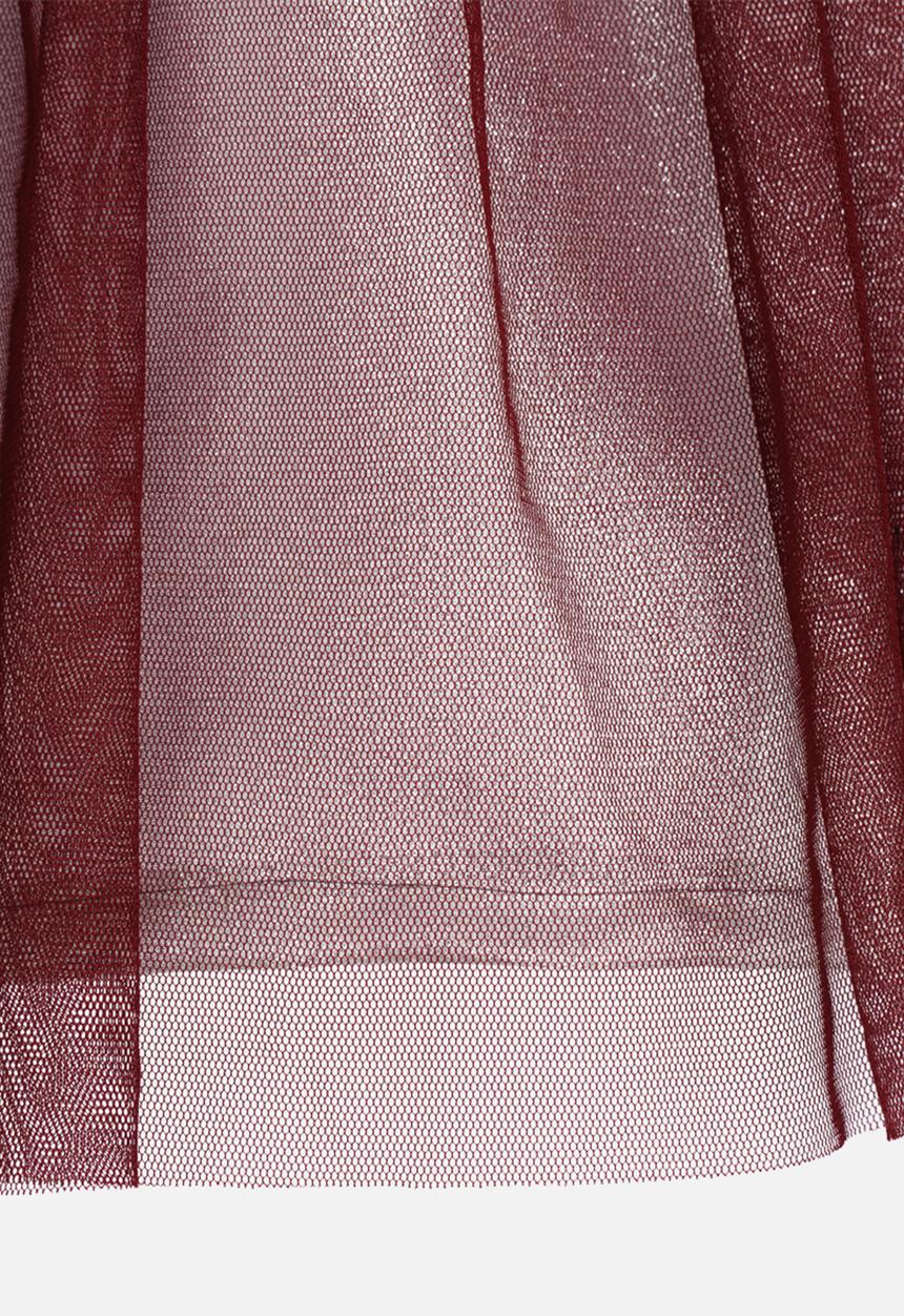 Rebel Republic - Combo Fleece Dress Burgundy