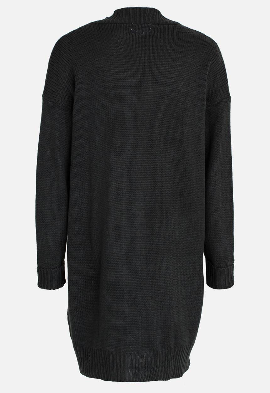 Rebel Republic - Cardigan with Pockets Charcoal