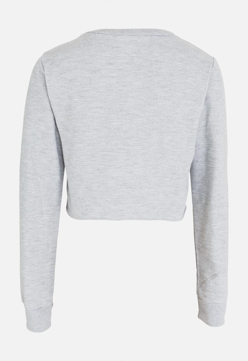 Rebel Republic - Frill Detail Sweater Grey